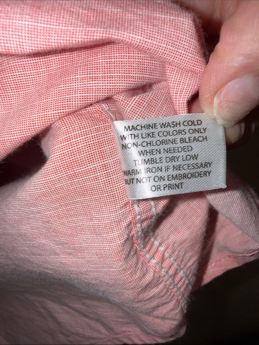 U.S. Polo Assn. Pink Short Sleeve Button-Down Shirt Men’s Medium Casual Preppy